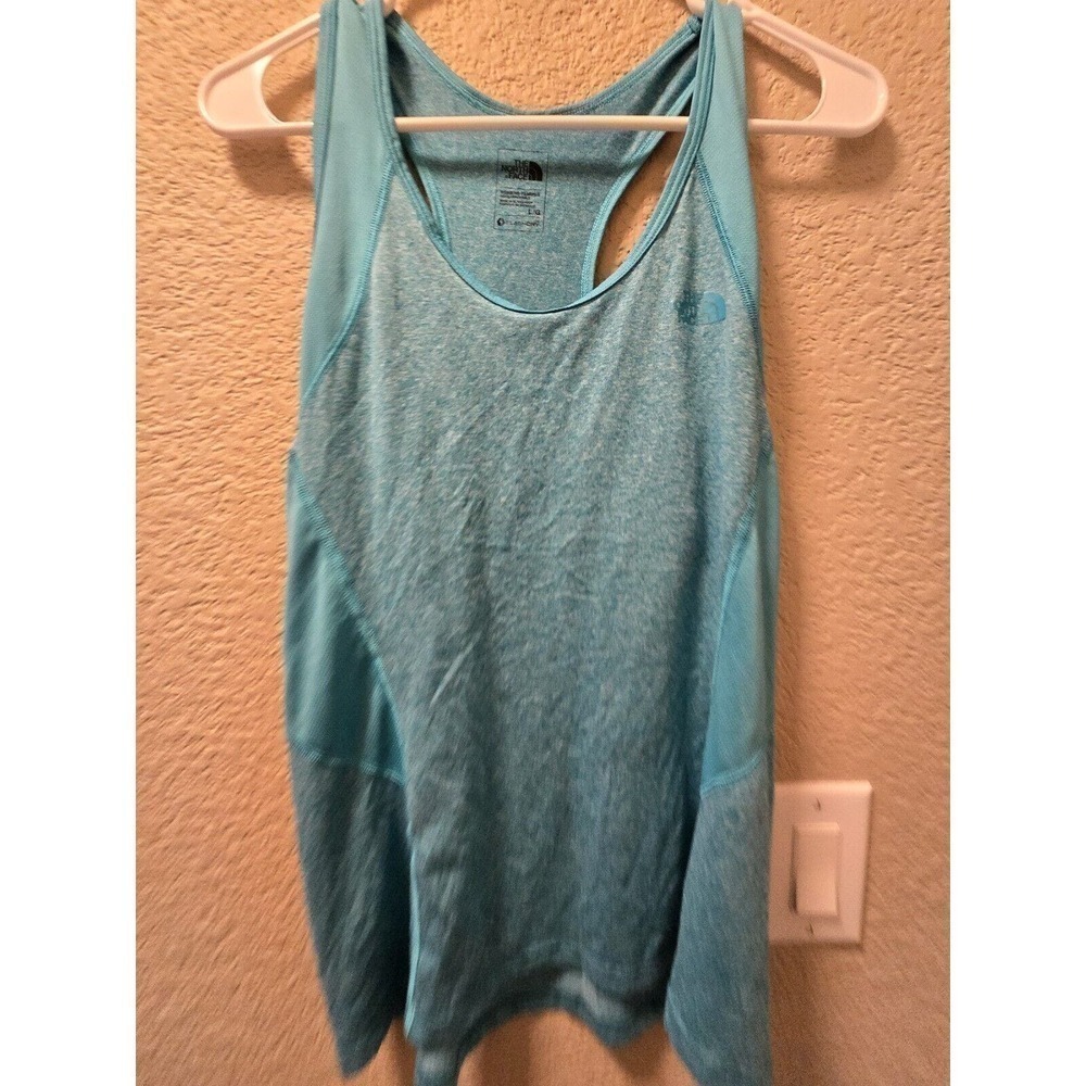The North Face Aqua Color Racerback Tank Size Large